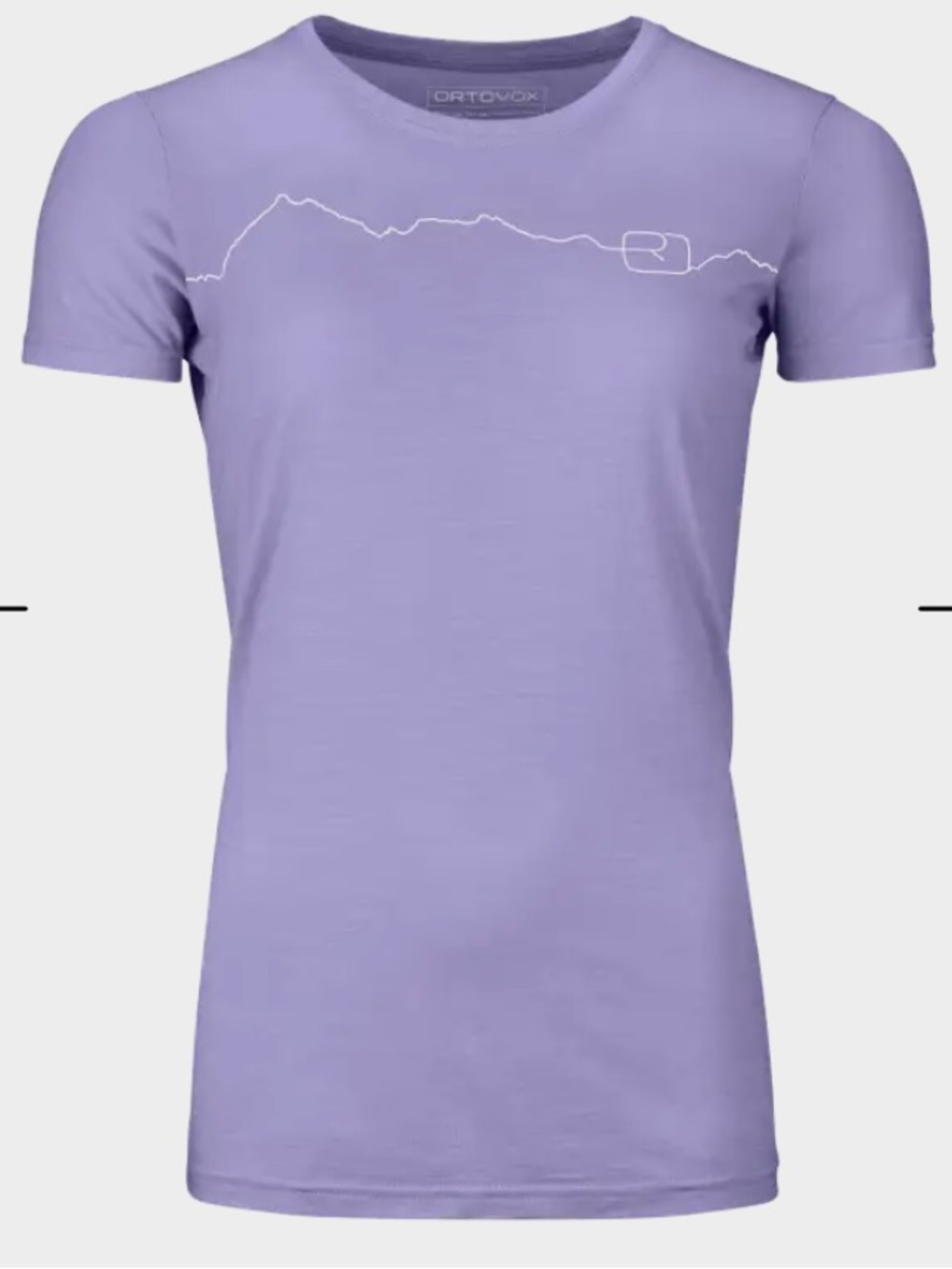Ortovox Cool Mountain 150 TS Merino Wool Short Sleeve Tee in Lavender | Medium